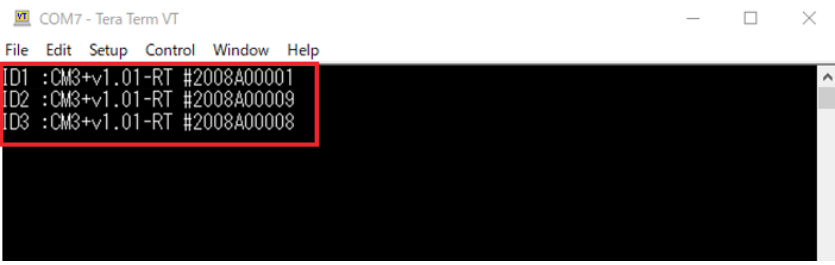 Network establishment response example